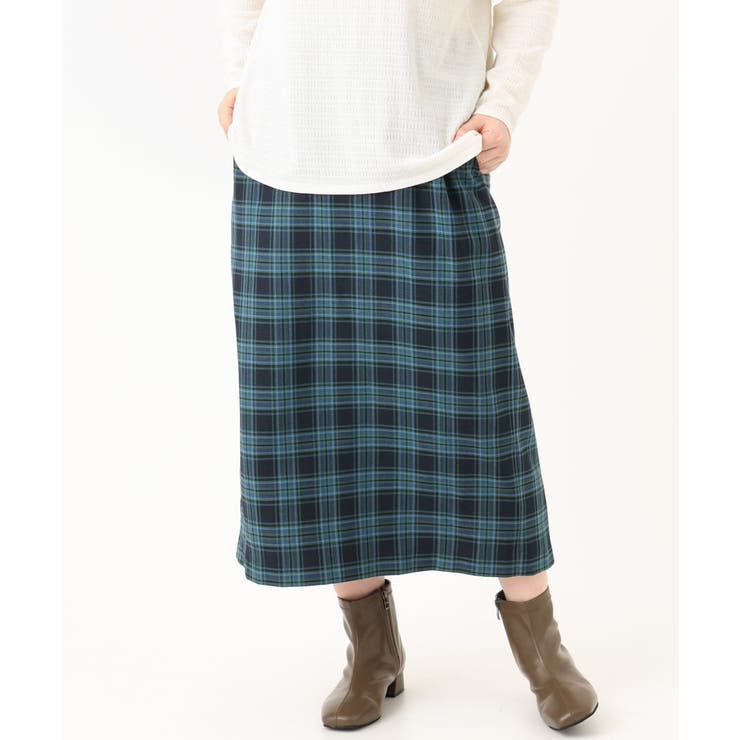 【大きいサイズ】チェックタイトスカート | eur3 | 詳細画像3 