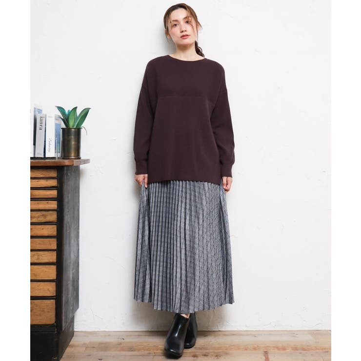 【大きいサイズ】チェックプリーツスカート | eur3 | 詳細画像15 