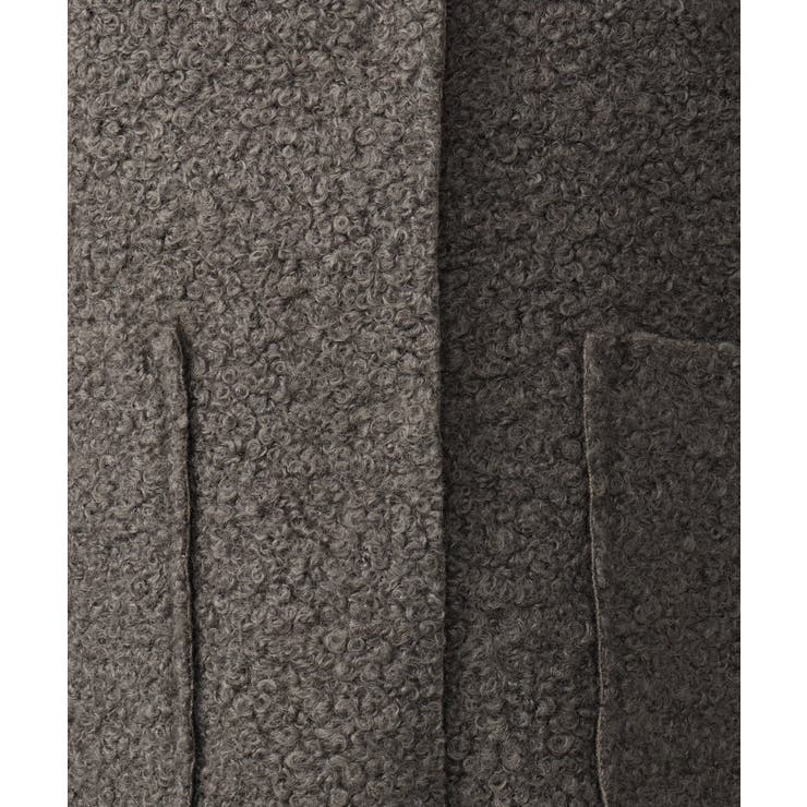 【大きいサイズ】ループブークレリバーシブルコート | eur3 | 詳細画像18 