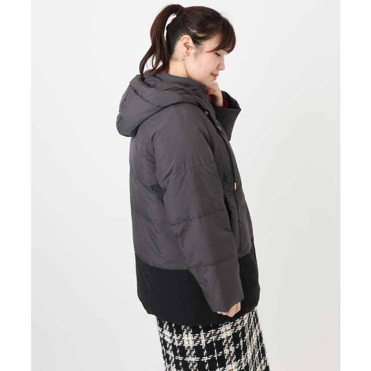 【大きいサイズ】異素材ショートダウンジャケット | eur3 | 詳細画像22 