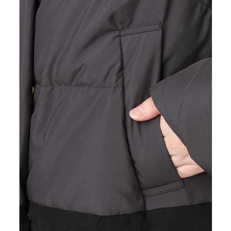 【大きいサイズ】異素材ショートダウンジャケット | eur3 | 詳細画像29 