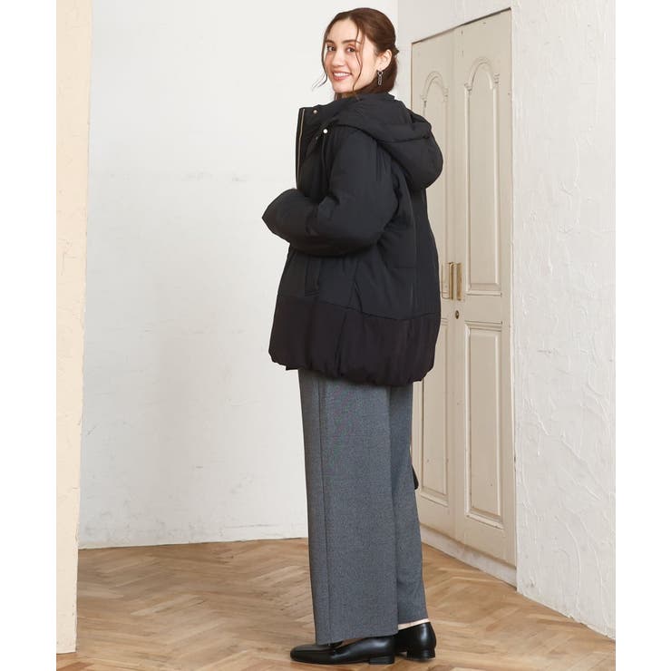 【大きいサイズ】異素材ショートダウンジャケット | eur3 | 詳細画像35 