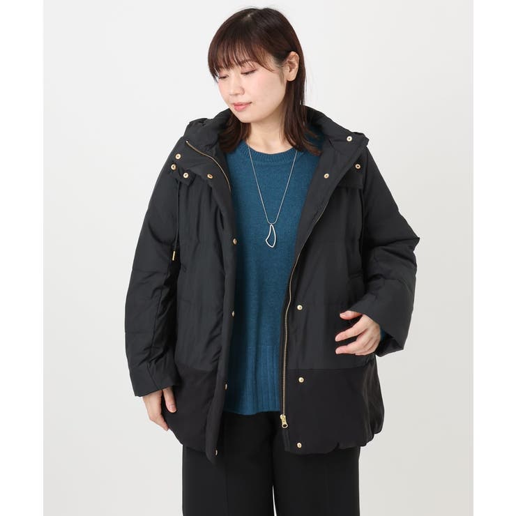 【大きいサイズ】異素材ショートダウンジャケット | eur3 | 詳細画像36 