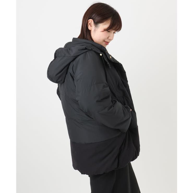 【大きいサイズ】異素材ショートダウンジャケット | eur3 | 詳細画像38 