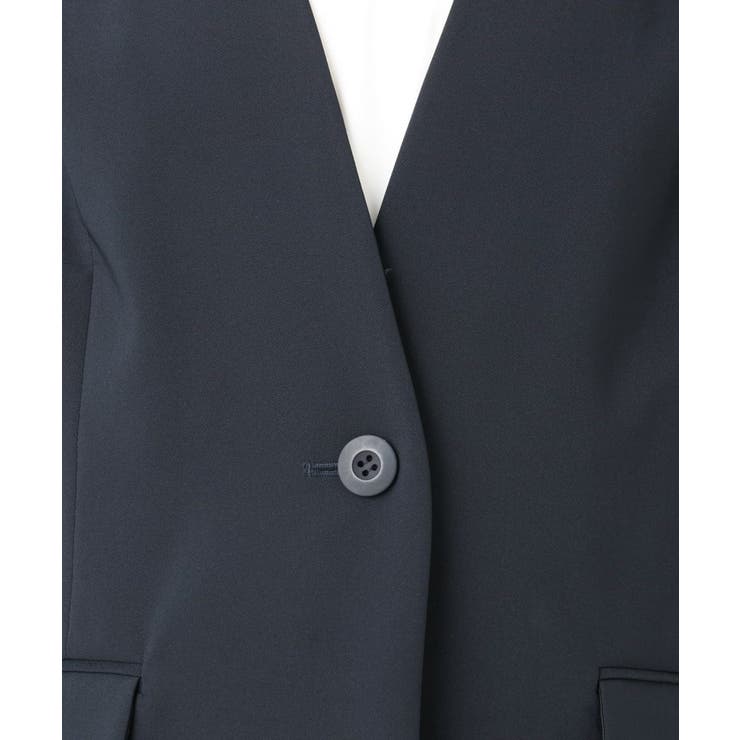 【大きいサイズ/セットアップ対応】WクロスストレッチVネックジレ | eur3 | 詳細画像10 