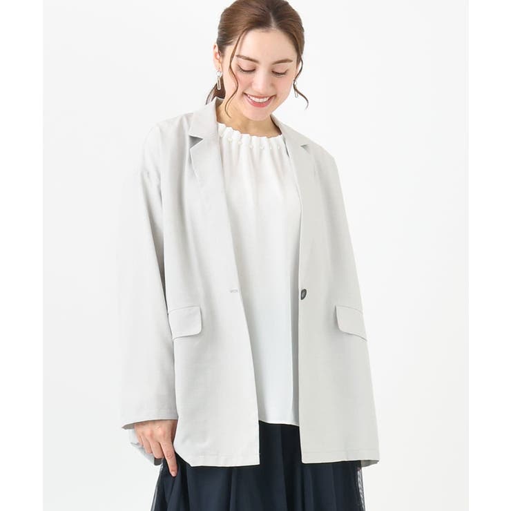 【大きいサイズ】タンブラーオックステーラードジャケット | eur3 | 詳細画像1 