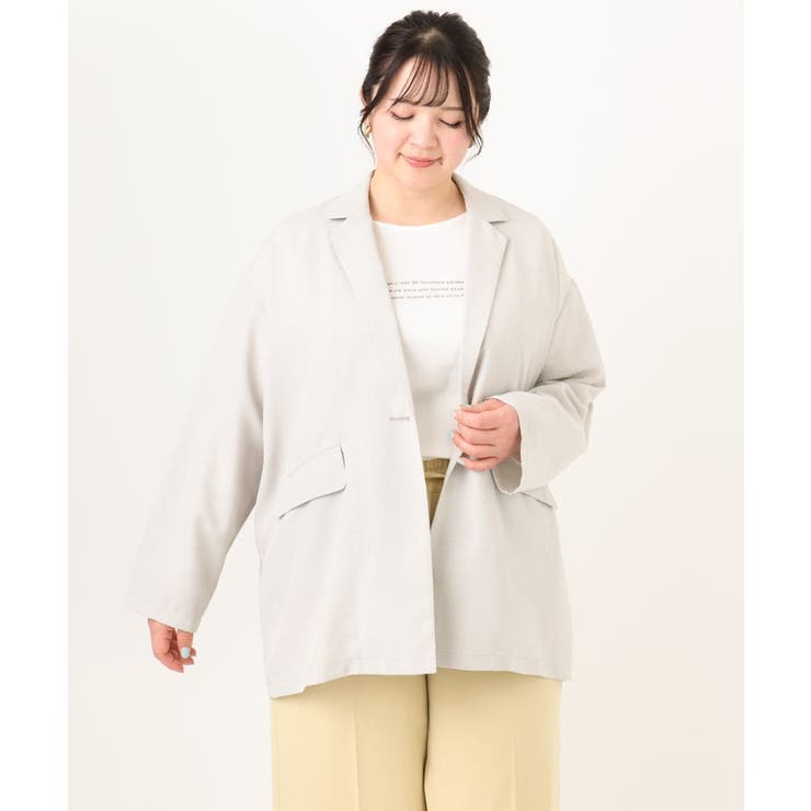 【大きいサイズ】タンブラーオックステーラードジャケット | eur3 | 詳細画像4 