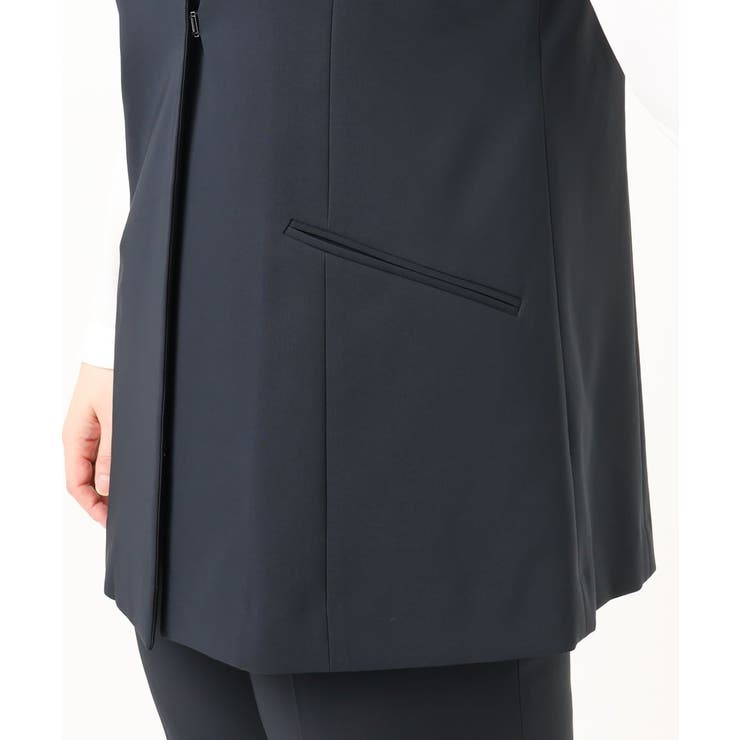 【大きいサイズ】WクロスVネックジレ | eur3 | 詳細画像12 