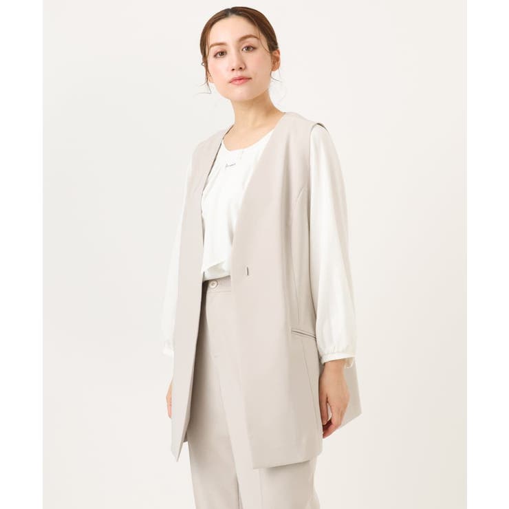 【大きいサイズ】WクロスVネックジレ | eur3 | 詳細画像19 