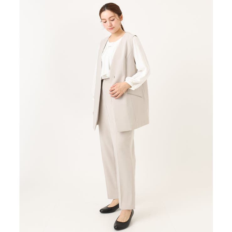 【大きいサイズ】WクロスVネックジレ | eur3 | 詳細画像20 