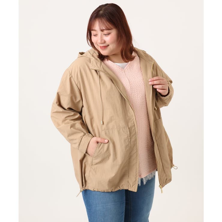 【大きいサイズ/撥水/花粉ガード】マウンテンパーカー | eur3 | 詳細画像10 