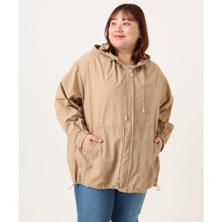 【大きいサイズ/撥水/花粉ガード】マウンテンパーカー | eur3 | 詳細画像12 