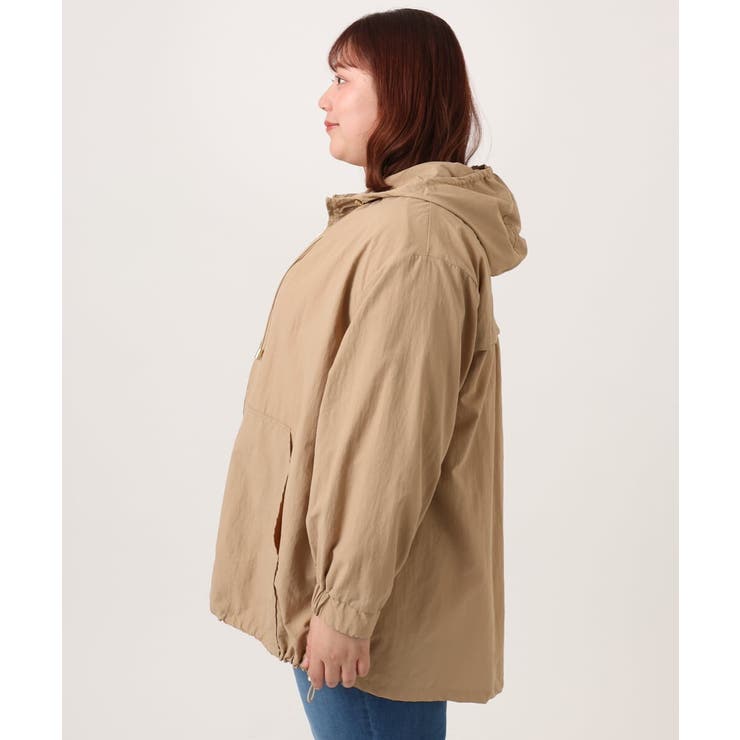 【大きいサイズ/撥水/花粉ガード】マウンテンパーカー | eur3 | 詳細画像13 