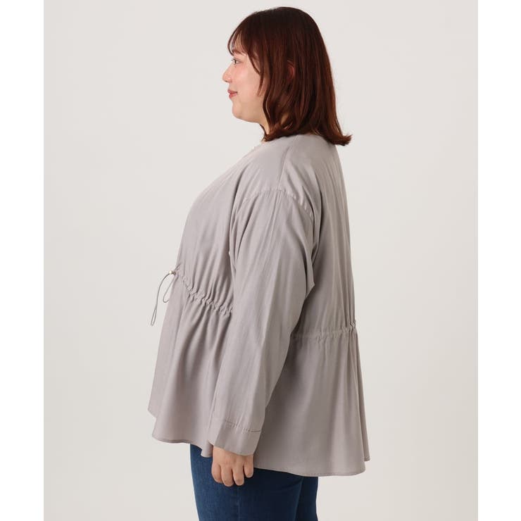 【大きいサイズ】シア―ギャザーブルゾン | eur3 | 詳細画像10 