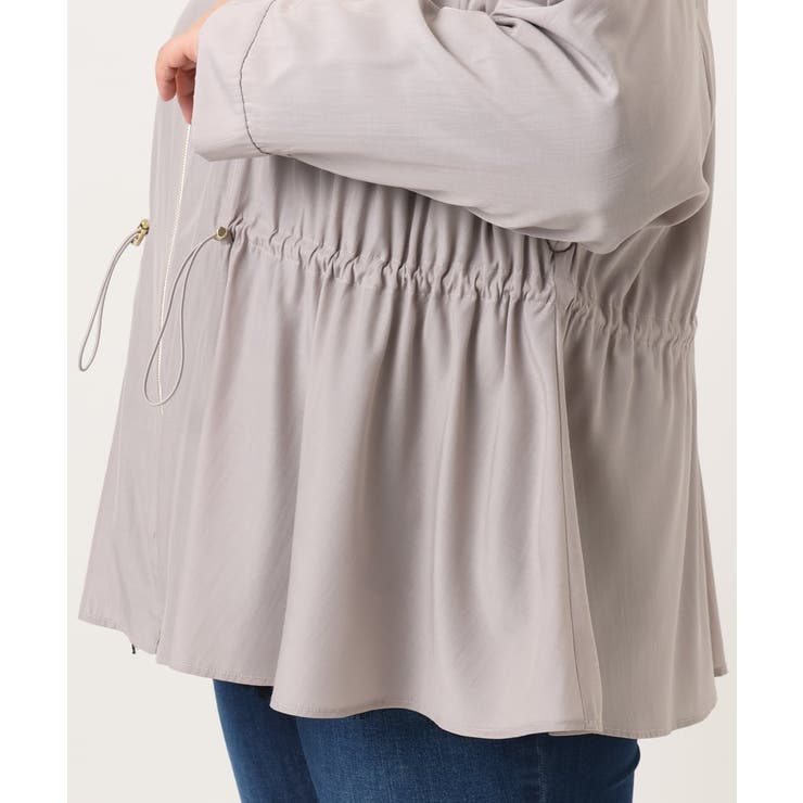 【大きいサイズ】シア―ギャザーブルゾン | eur3 | 詳細画像15 