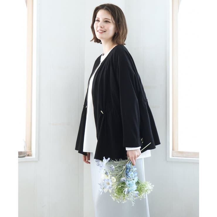 【大きいサイズ】シア―ギャザーブルゾン | eur3 | 詳細画像19 