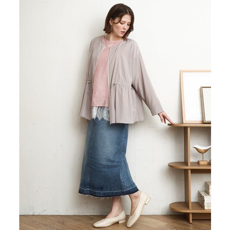 【大きいサイズ】シア―ギャザーブルゾン | eur3 | 詳細画像5 