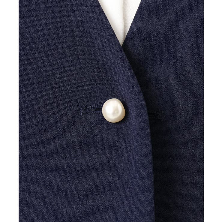 【大きいサイズ 2wayボタン セットアップ対応】カットジョーゼットVネックジャ… | eur3 | 詳細画像21 