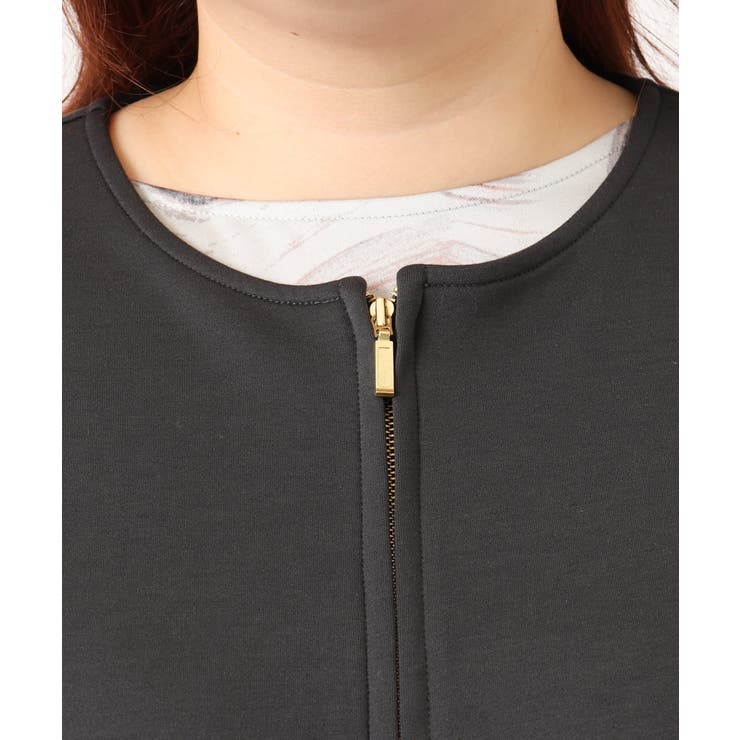 【大きいサイズ】ジップアップブルゾン | eur3 | 詳細画像15 