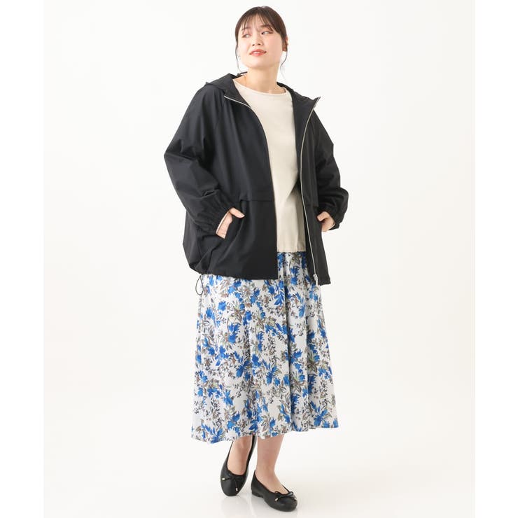 大きいサイズ】ナイロンストレッチマウンテンパーカー[品番