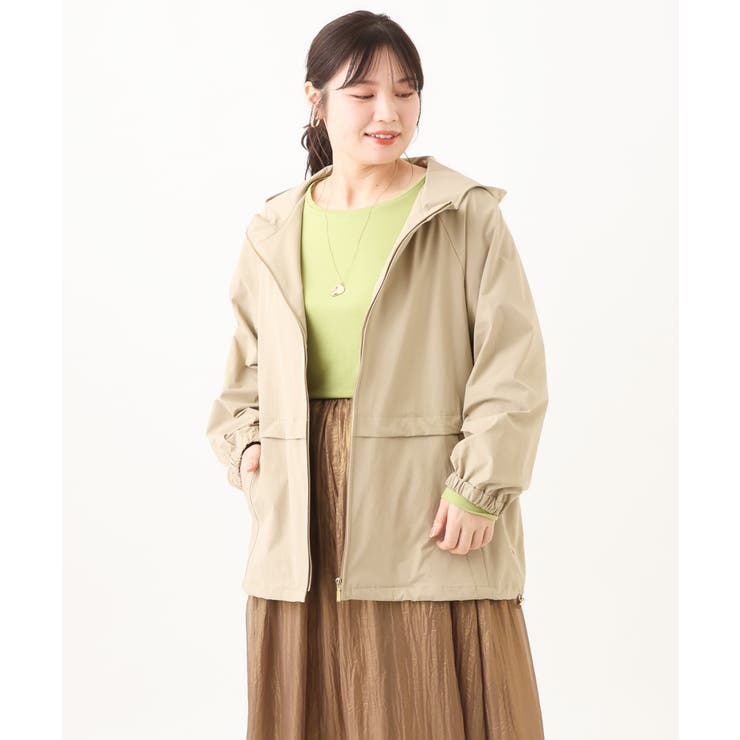 大きいサイズ】ナイロンストレッチマウンテンパーカー[品番