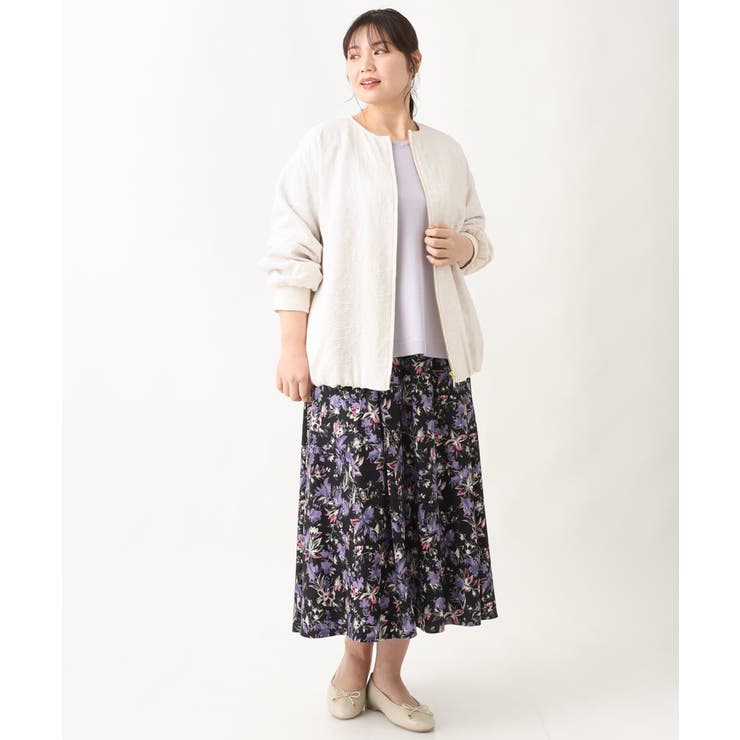 【大きいサイズ】フクレジャカードジャケット | eur3 | 詳細画像20 