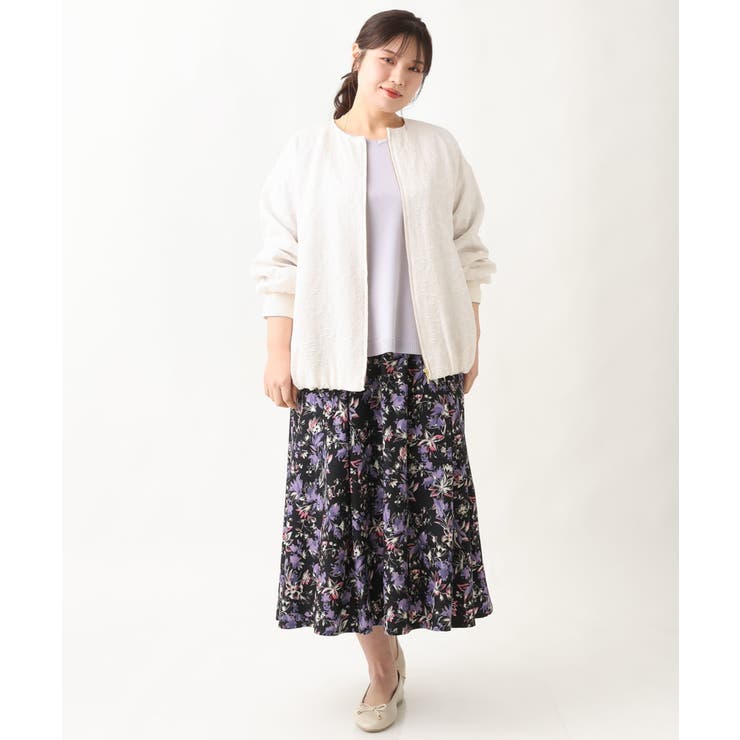 【大きいサイズ】フクレジャカードジャケット | eur3 | 詳細画像21 