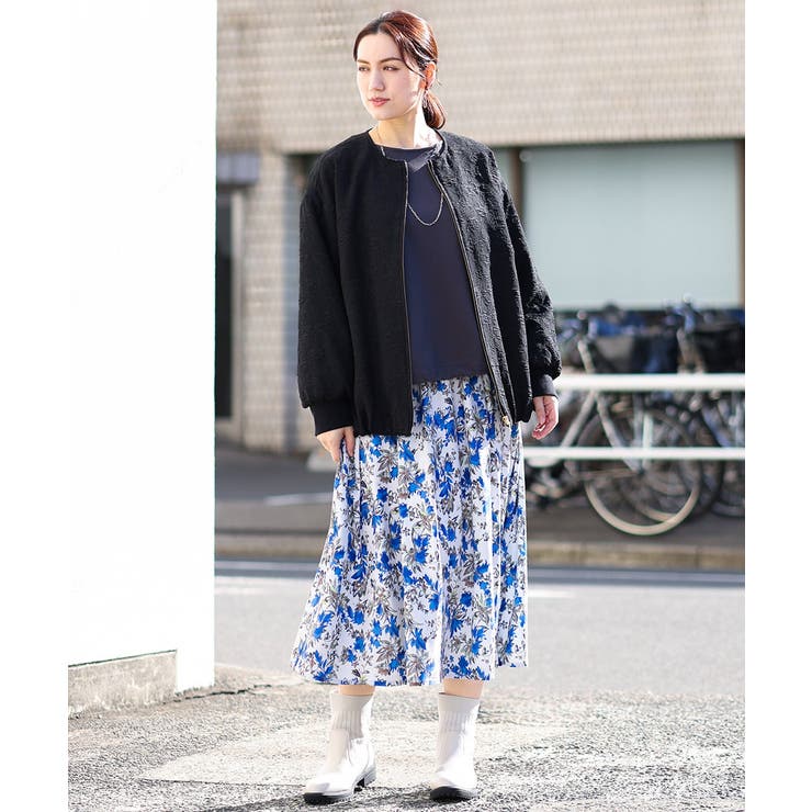 【大きいサイズ】フクレジャカードジャケット | eur3 | 詳細画像24 