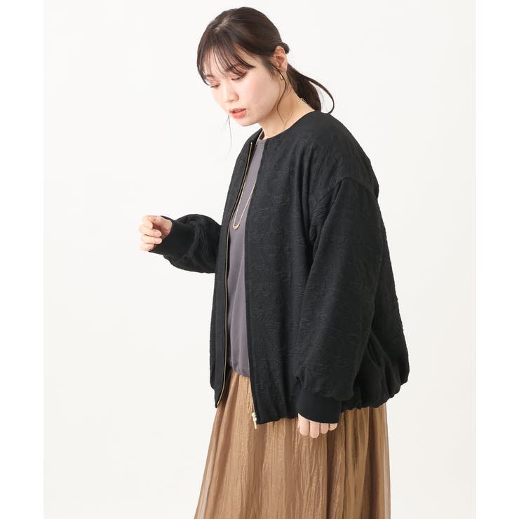 【大きいサイズ】フクレジャカードジャケット | eur3 | 詳細画像28 