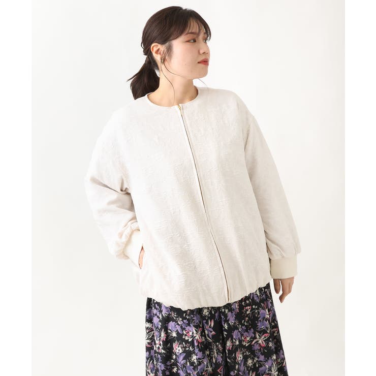 【大きいサイズ】フクレジャカードジャケット | eur3 | 詳細画像9 