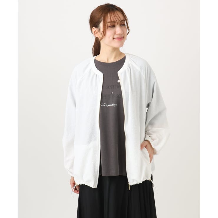 【大きいサイズ】ポコポコブルゾン | eur3 | 詳細画像1 