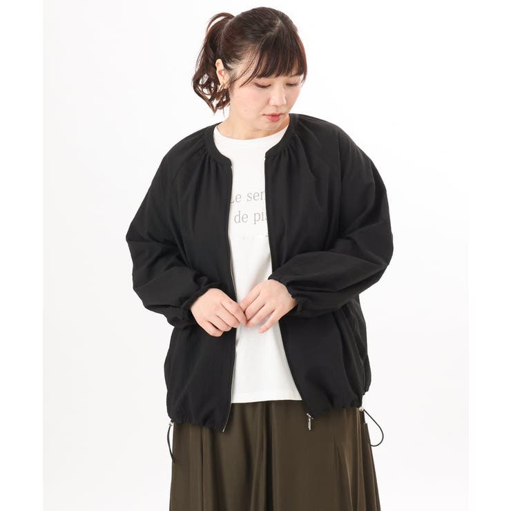 【大きいサイズ】ポコポコブルゾン | eur3 | 詳細画像30 