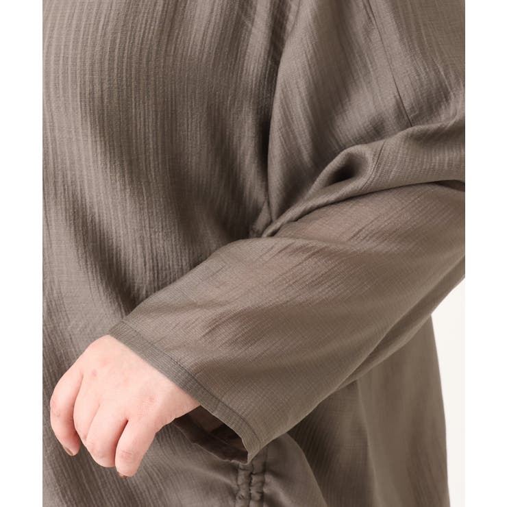 【大きいサイズ/2WAY】シアーライトブルゾン | eur3 | 詳細画像14 