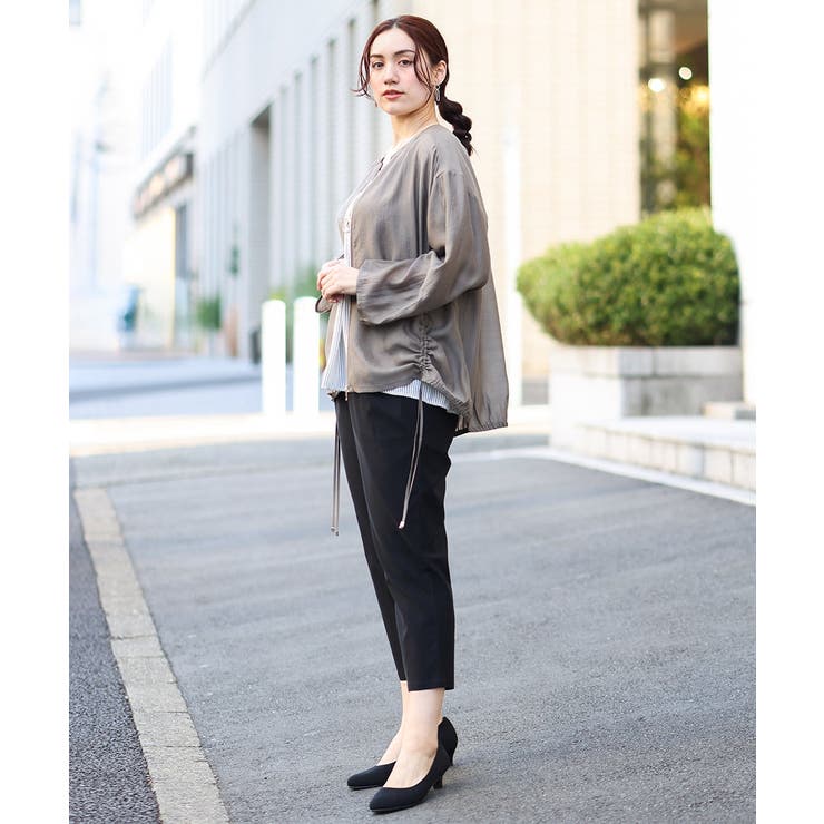 【大きいサイズ/2WAY】シアーライトブルゾン | eur3 | 詳細画像3 