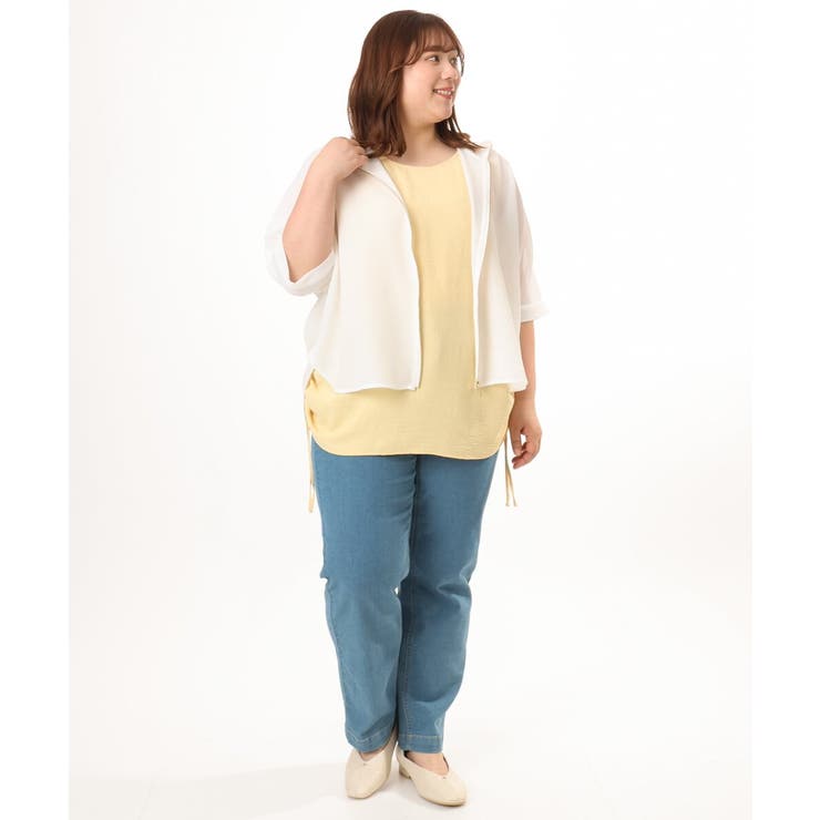 【大きいサイズ】メッシュフーディ―ジャケット | eur3 | 詳細画像13 