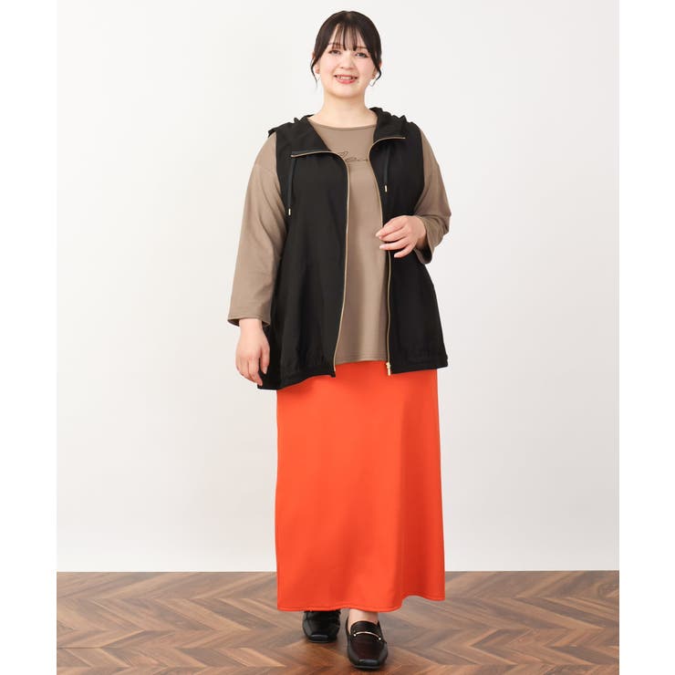 【大きいサイズ】シアーノースリーブフーディー | eur3 | 詳細画像22 