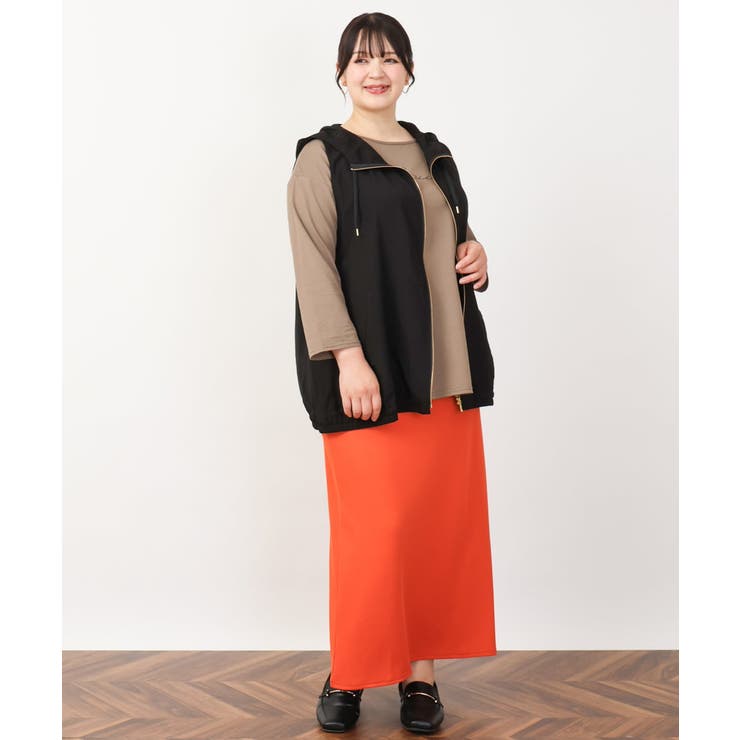 【大きいサイズ】シアーノースリーブフーディー | eur3 | 詳細画像23 