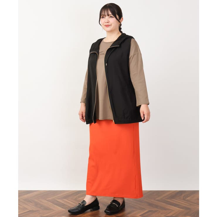 【大きいサイズ】シアーノースリーブフーディー | eur3 | 詳細画像24 