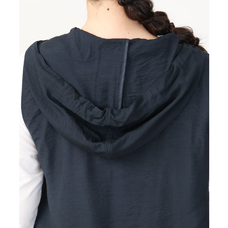 【大きいサイズ】シアーノースリーブフーディー | eur3 | 詳細画像7 