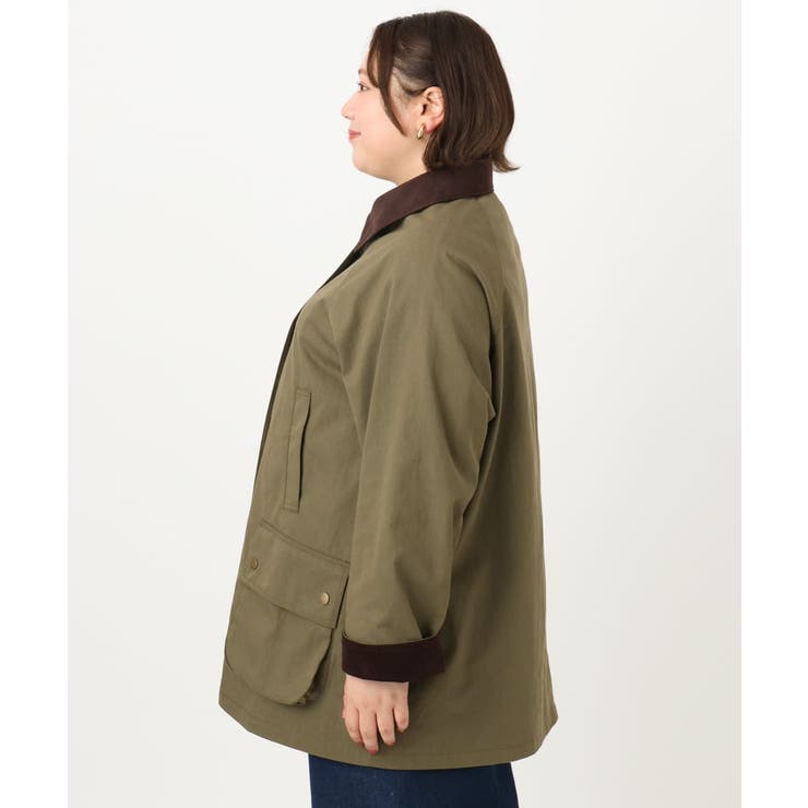 【大きいサイズ】ステンカラーワークジャケット | eur3 | 詳細画像12 