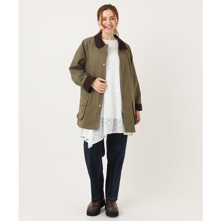 大きいサイズ】ステンカラーワークジャケット[品番：ITKW0022769