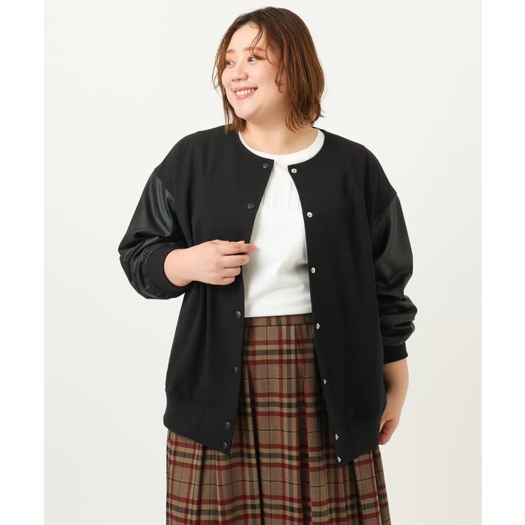 【大きいサイズ】バーシティジャケット | eur3 | 詳細画像5 