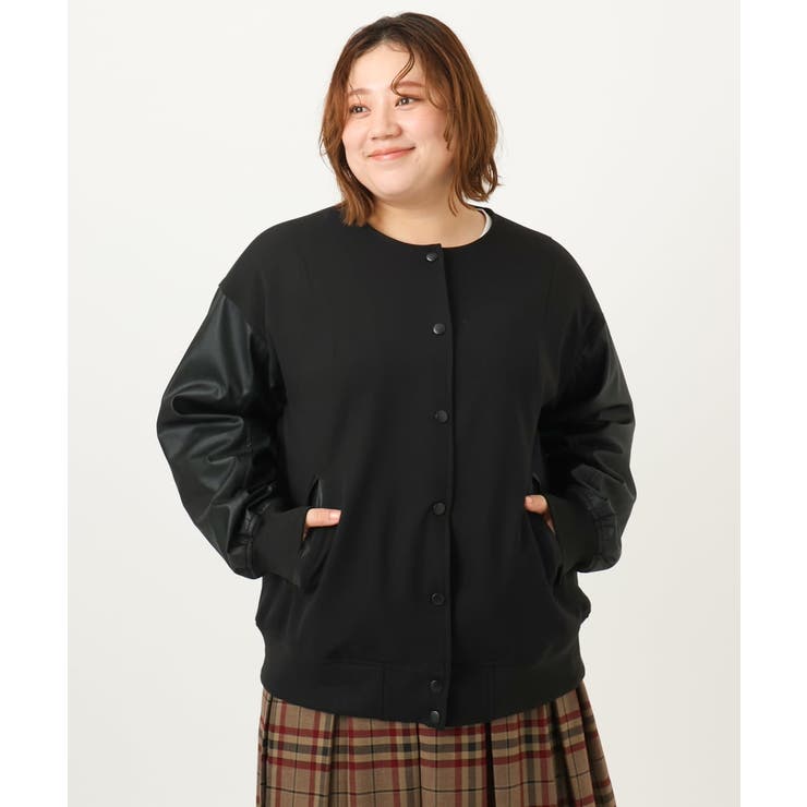 【大きいサイズ】バーシティジャケット | eur3 | 詳細画像7 