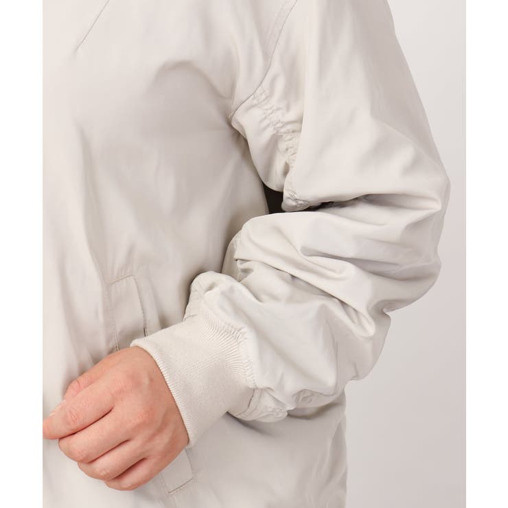 【大きいサイズ】ノーカラーギャザーブルゾン | eur3 | 詳細画像15 