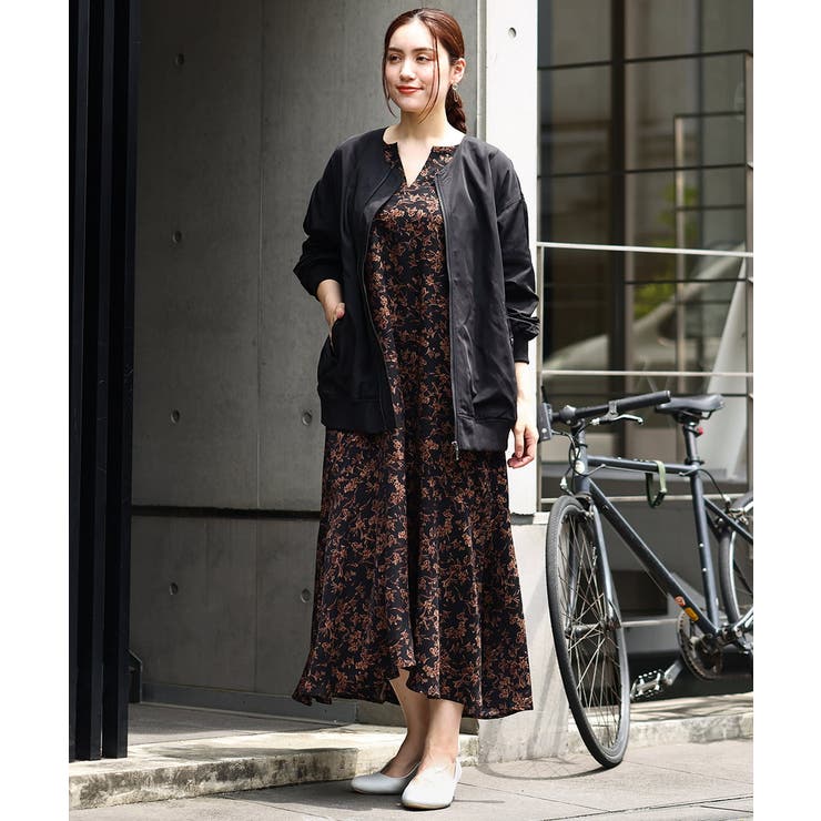 【大きいサイズ】ノーカラーギャザーブルゾン | eur3 | 詳細画像27 