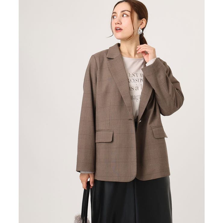 モカ(84) | 【大きいサイズ】テーラードジャケット | eur3