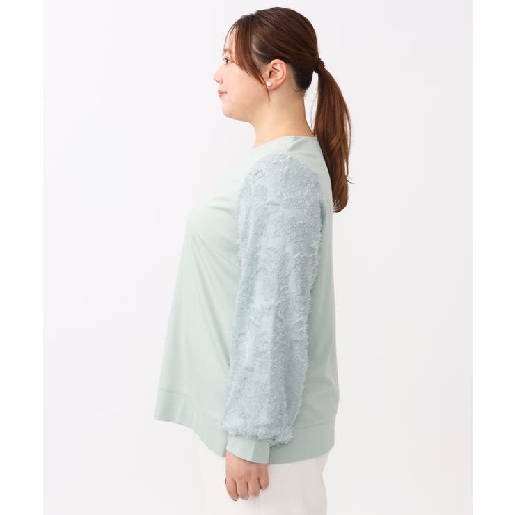 【大きいサイズ】コンビデザイントップス | eur3 | 詳細画像4 