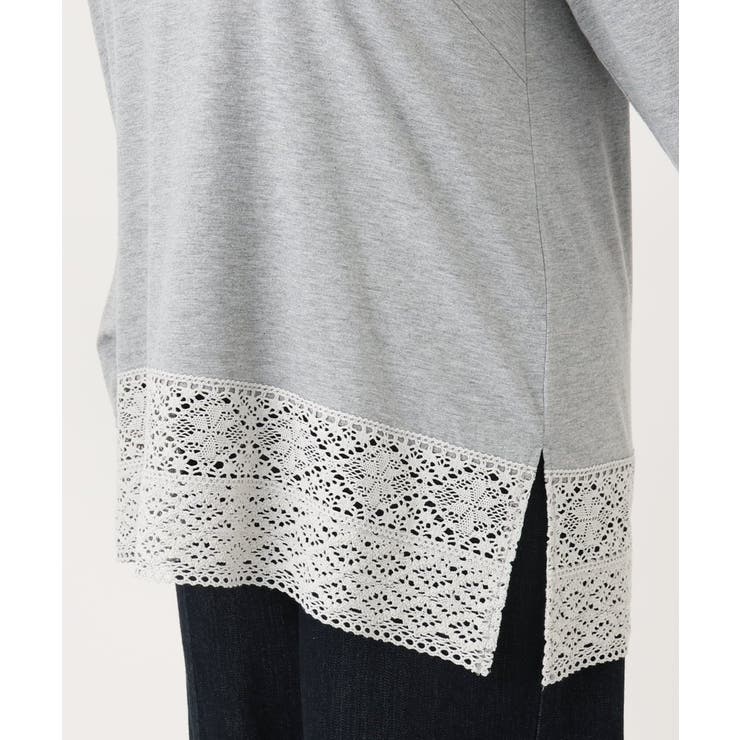 【大きいサイズ】裾レースプルオーバー | eur3 | 詳細画像11 