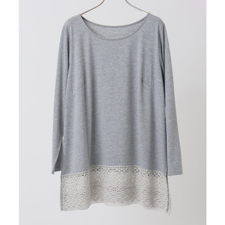 【大きいサイズ】裾レースプルオーバー | eur3 | 詳細画像15 