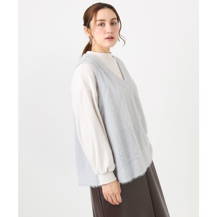 【大きいサイズ】なめらかフリースプチハイネック | eur3 | 詳細画像10 